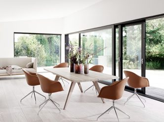 Vancouver modern extendable dining table